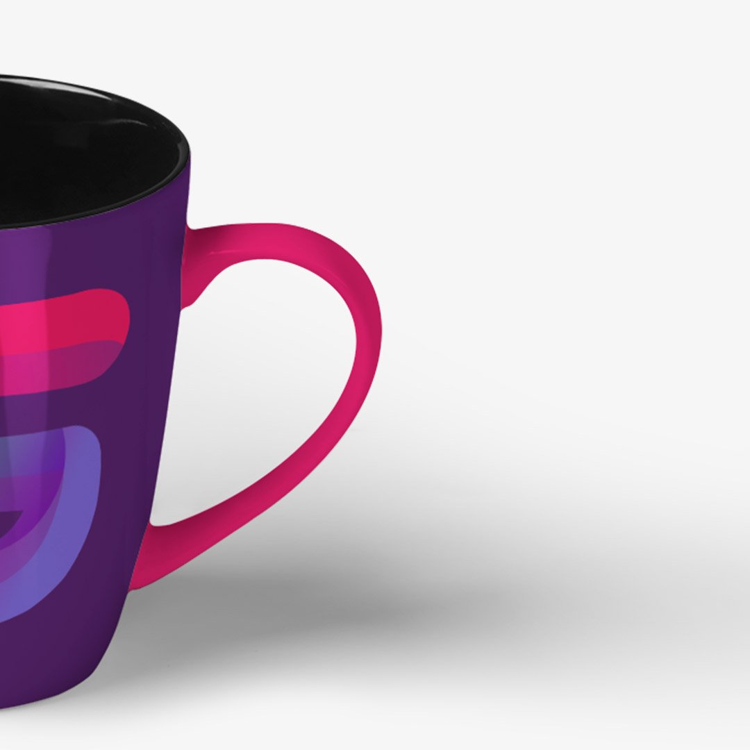 Dark Mug with Logo - Image 3